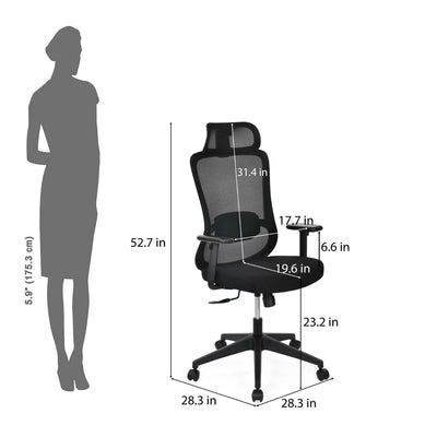 Nilkamal Sphere High Back Mesh Office Chair