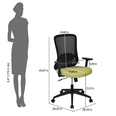 Nilkamal Sphere Mid Back Mesh Office Chair
