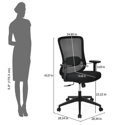 Nilkamal Sphere Mid Back Mesh Office Chair