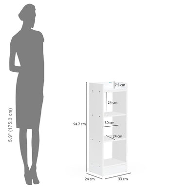 Nilkamal Kubo 3 Tier Storage Shelf