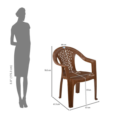 Nilkamal Forest Plastic Arm Chair
