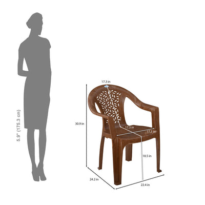 Nilkamal Forest Plastic Arm Chair