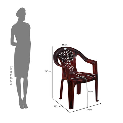Nilkamal Forest Plastic Arm Chair