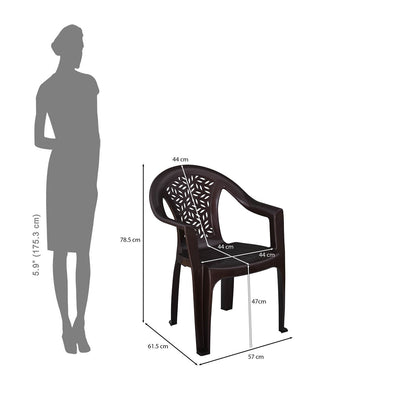 Nilkamal Forest Plastic Arm Chair