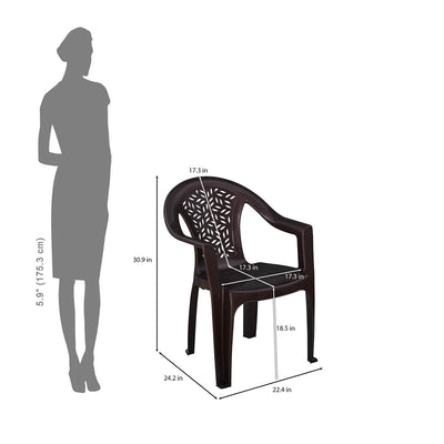 Nilkamal Forest Plastic Arm Chair