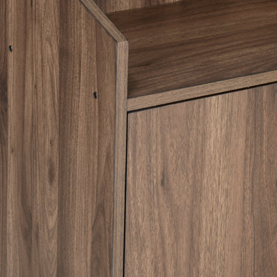 Nilkamal Aze Shoe Cabinet (Walnut)