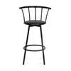 Nilkamal Bayern Rotating Seat Bar Stool (Black)