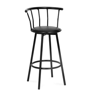Nilkamal Bayern Rotating Seat Bar Stool (Black)