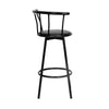 Nilkamal Bayern Rotating Seat Bar Stool (Black)