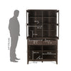 Nilkamal Ben Hutch Storage Cabinet (Brown)