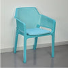 Nilkamal Captain Chair with Leatherette Cushion (Sapphire Blue) - Main View