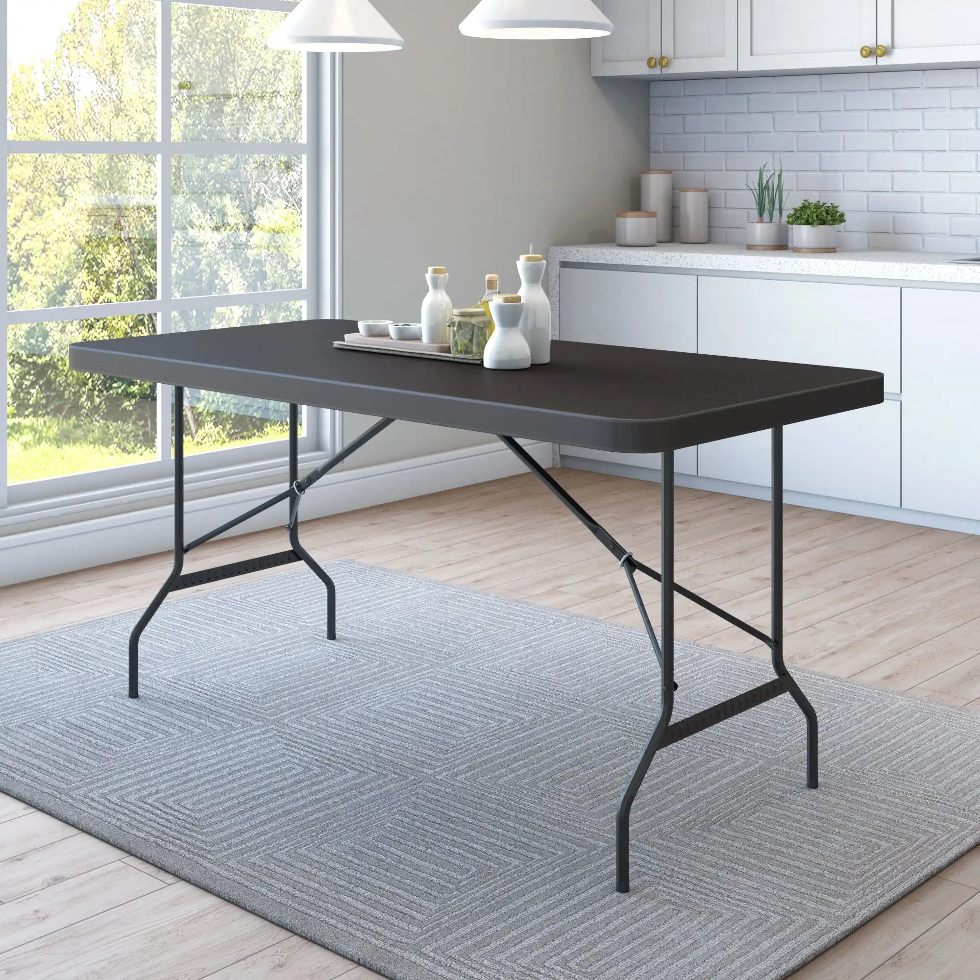 Nilkamal Celebrationz 5 Feet Rectangular Dining Table – Main View