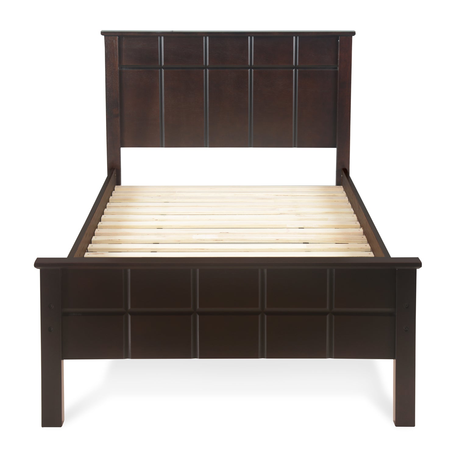Nilkamal Cipher Solid Wood Single Bed (Espresso)