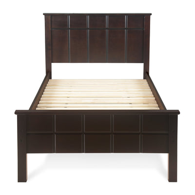 Nilkamal Cipher Solid Wood Single Bed (Espresso)
