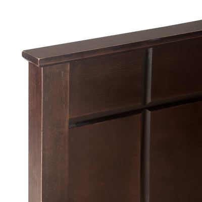 Nilkamal Cipher Solid Wood Single Bed (Espresso)