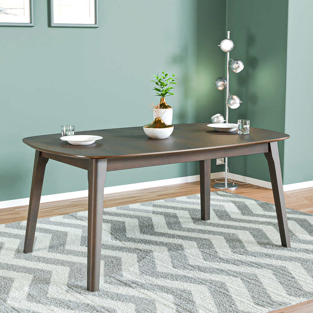 Nilkamal Bentley 6 Seater Dining Table (Brown)
