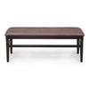 Nilkamal Fern Multi Use Long Sitting Bench for Living Room | Dining Room (Erin Brown)