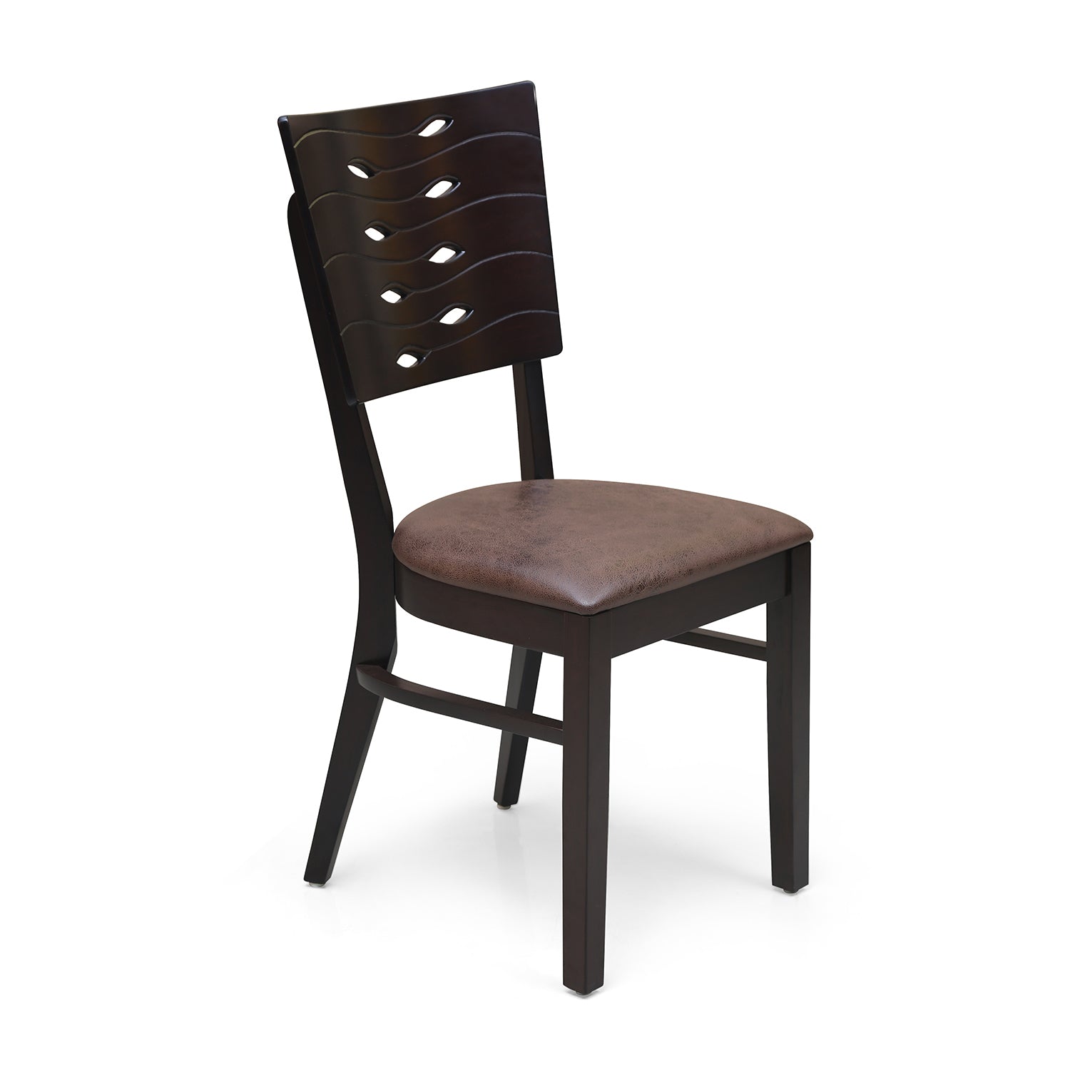 Nilkamal Fern Dining Chair (Erin Brown)