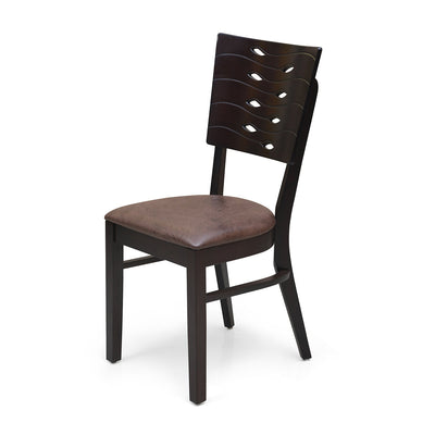 Nilkamal Fern Dining Chair (Erin Brown)