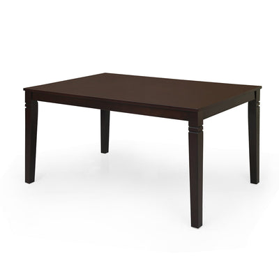 Nilkamal Fern 6 Seater Dining Table (Erin Brown)