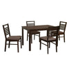 Nilkamal Gem 4 Seater Dining Set (Cappuccino) - Full SetUp View