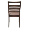 Nilkamal Gem 4 Seater Dining Set (Cappuccino) - Dining Chair Back View