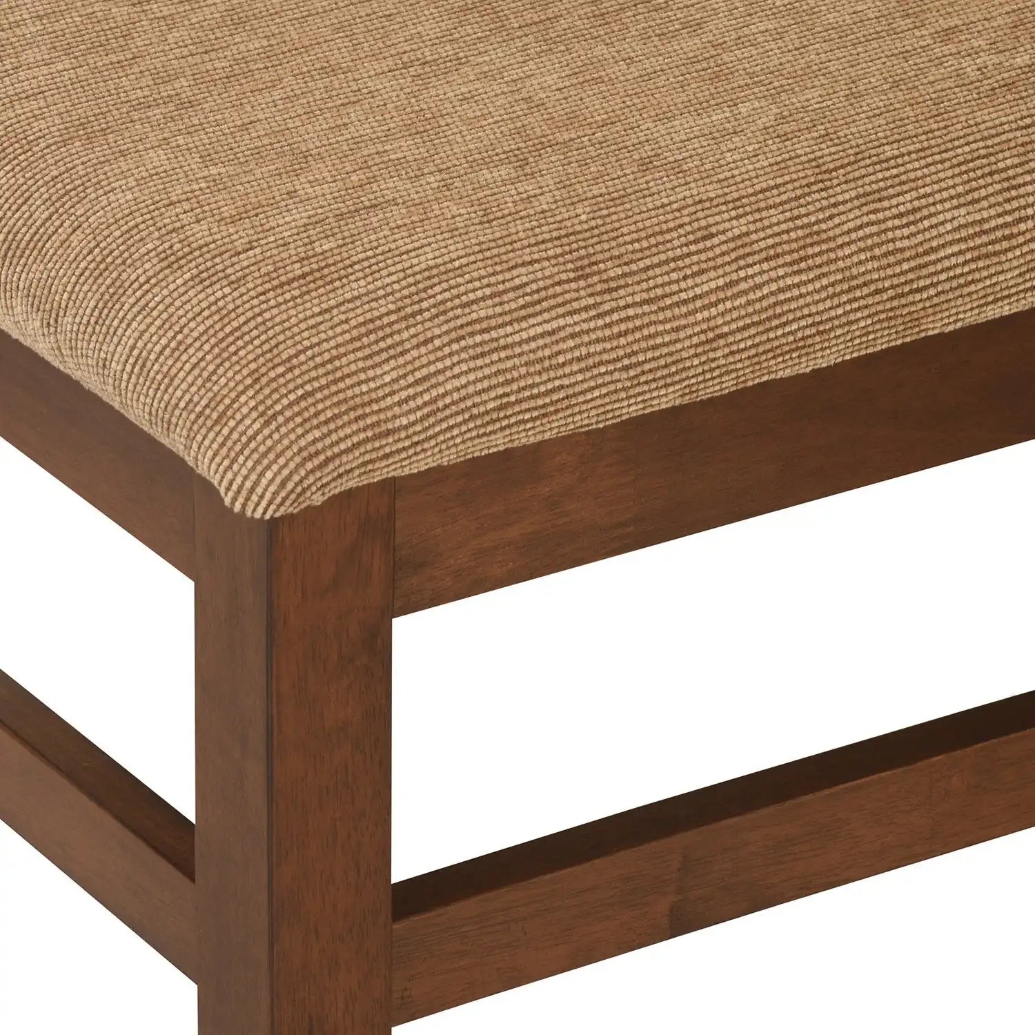 Nilkamal Jewel Six Seater Dining Set With Bench (Walnut)