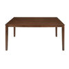 Nilkamal Jewel Six Seater Dining Set (Walnut) - Dining Table Front View