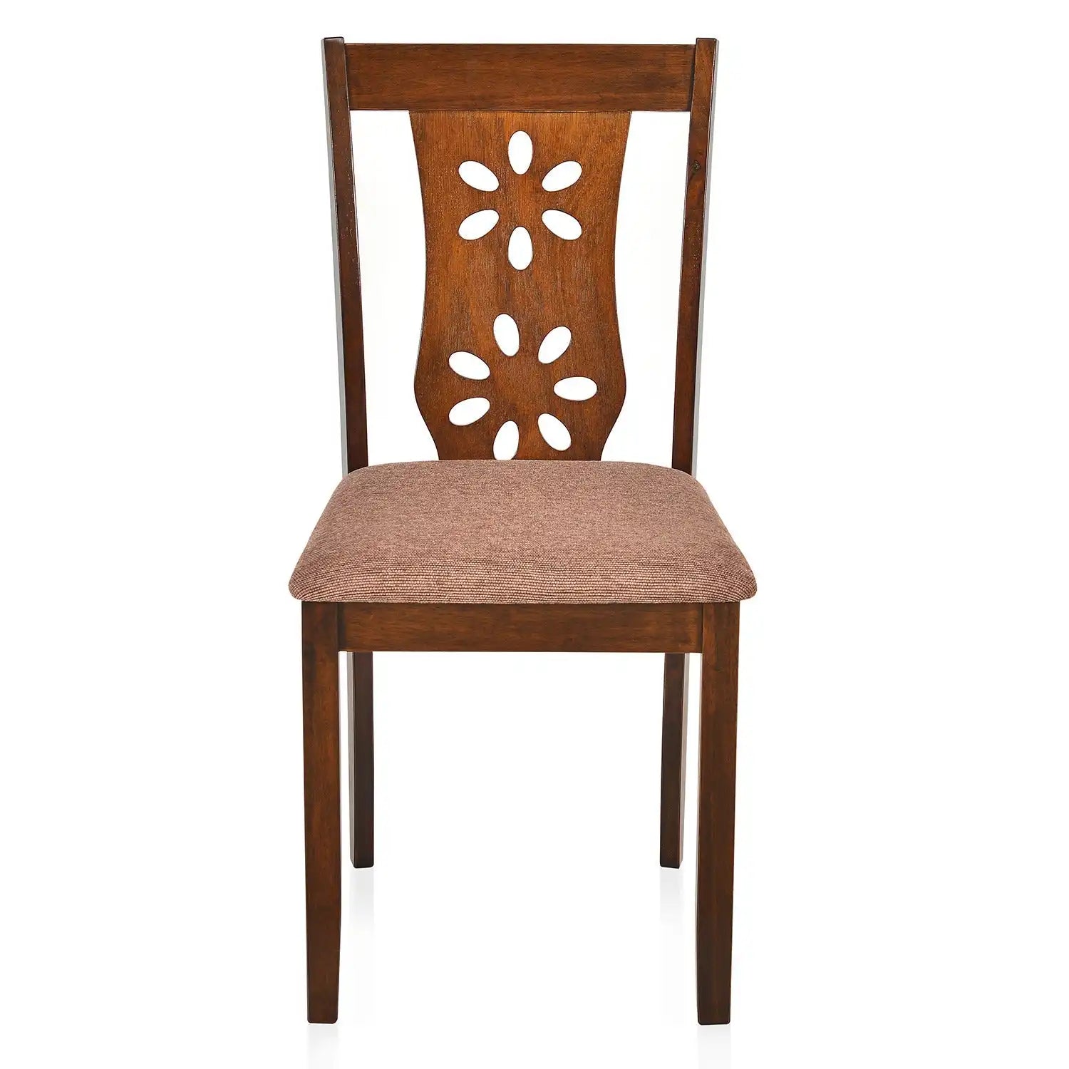 Nilkamal Sutlej 4 Seater Dining Set (Antique Cherry)