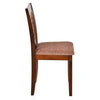 Nilkamal Sutlej 4 Seater Dining Set (Antique Cherry) - Dining Chair Side View