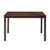 Nilkamal Peak Four Seater Dining Table (Cappuccino)