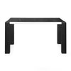 Nilkamal Fortica 4 Seater Dining Table (Black)