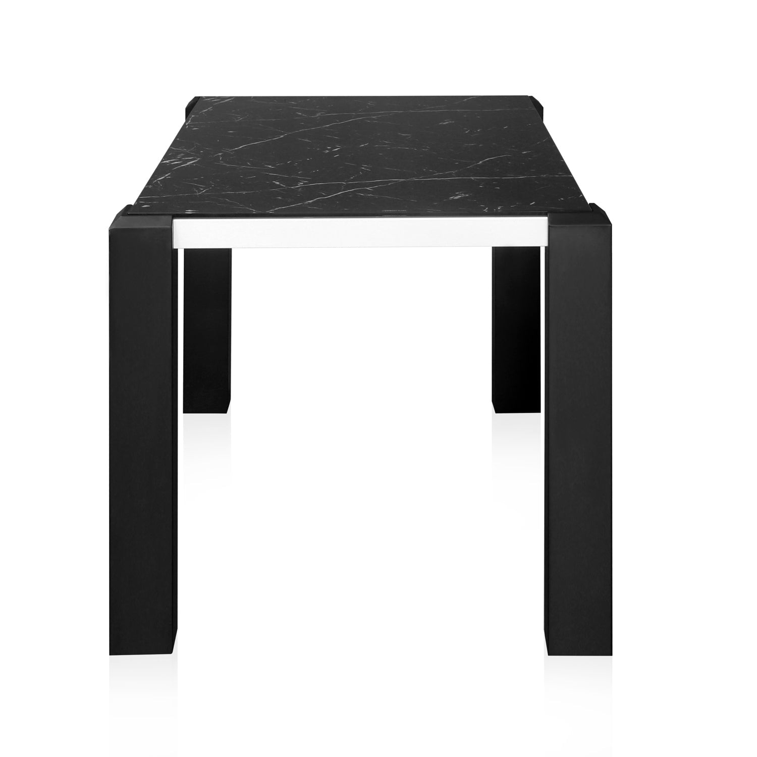 Nilkamal Fortica 4 Seater Dining Table (Black)