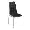 Nilkamal Fortica Dining Chair (Black and White)