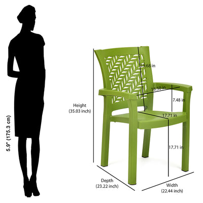 Nilkamal Tulip Plastic Arm Chair