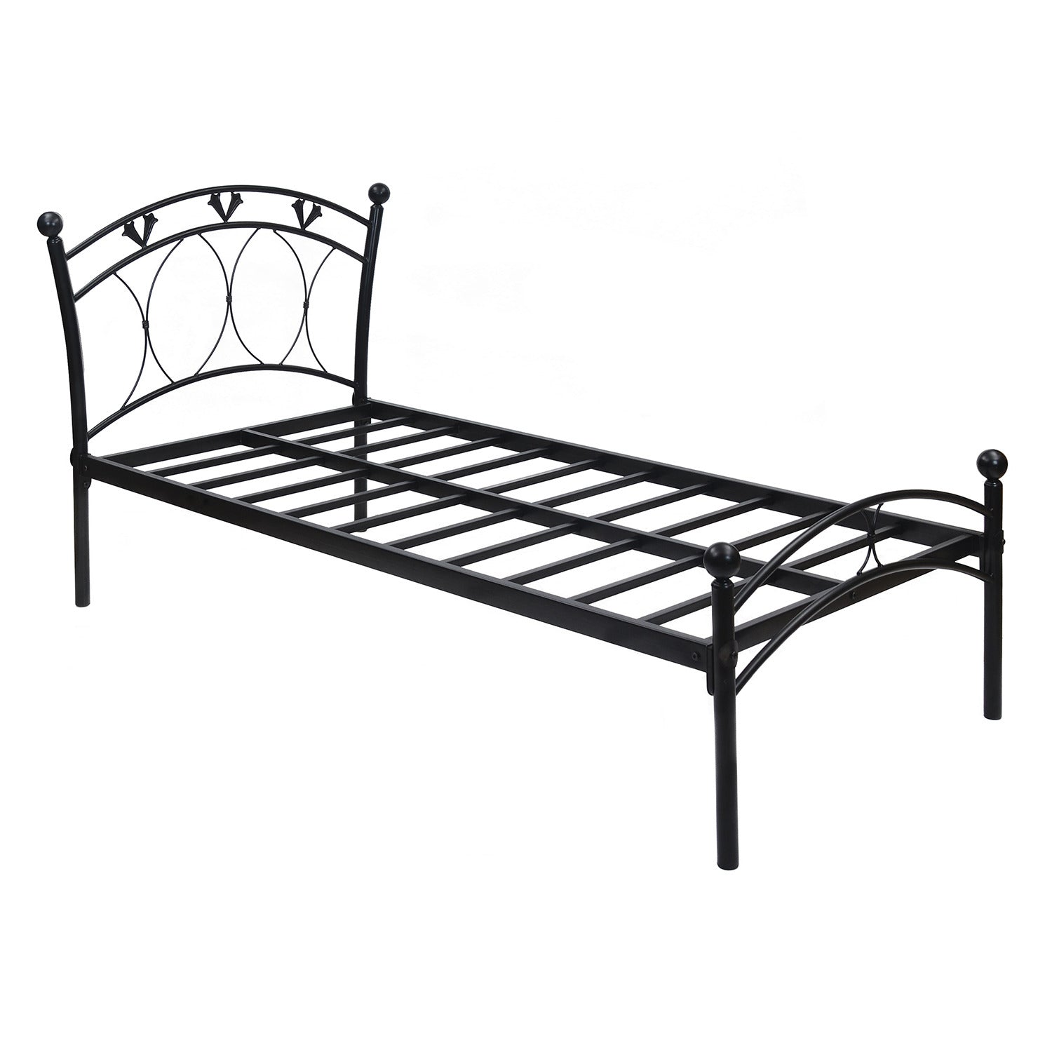 Nilkamal Hydra Metal Single Bed (Black)