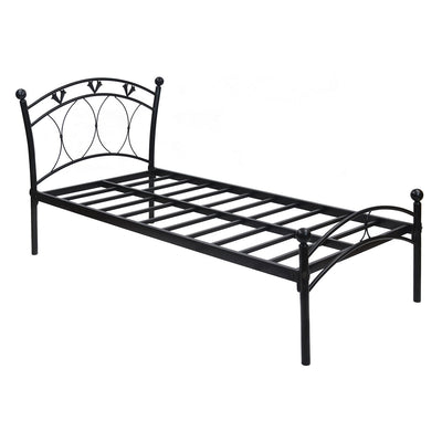 Nilkamal Hydra Metal Single Bed (Black)