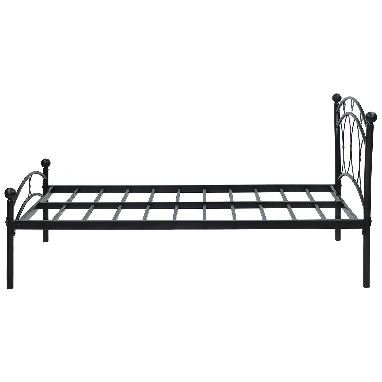 Nilkamal Hydra Metal Single Bed (Black)