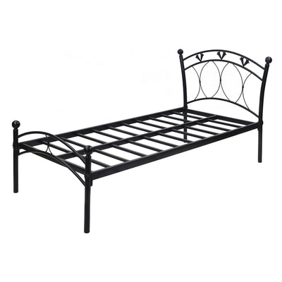 Nilkamal Hydra Metal Single Bed (Black)