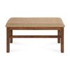 Nilkamal Jewel Multi Use Medium Sitting Bench for Living Room | Dining Room (Walnut)