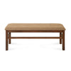 Nilkamal Jewel Multi Use Long Sitting Bench for Living Room | Dining Room (Walnut)