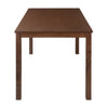 Nilkamal Jewel Four Seater Dining Table (Walnut)