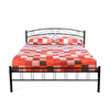 Nilkamal Nimbo Metal King Bed (Black)