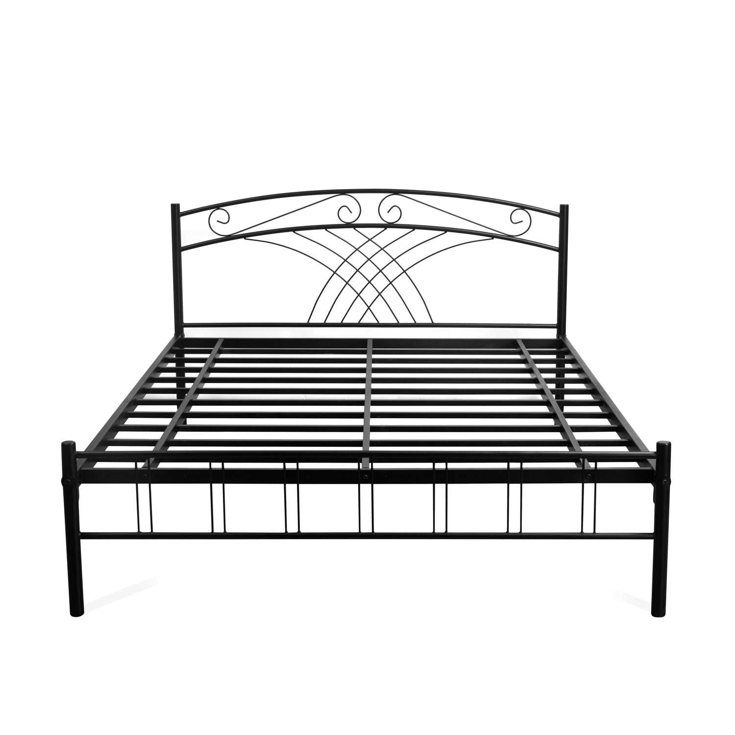 Nilkamal Nimbo Metal Queen Bed (Black)