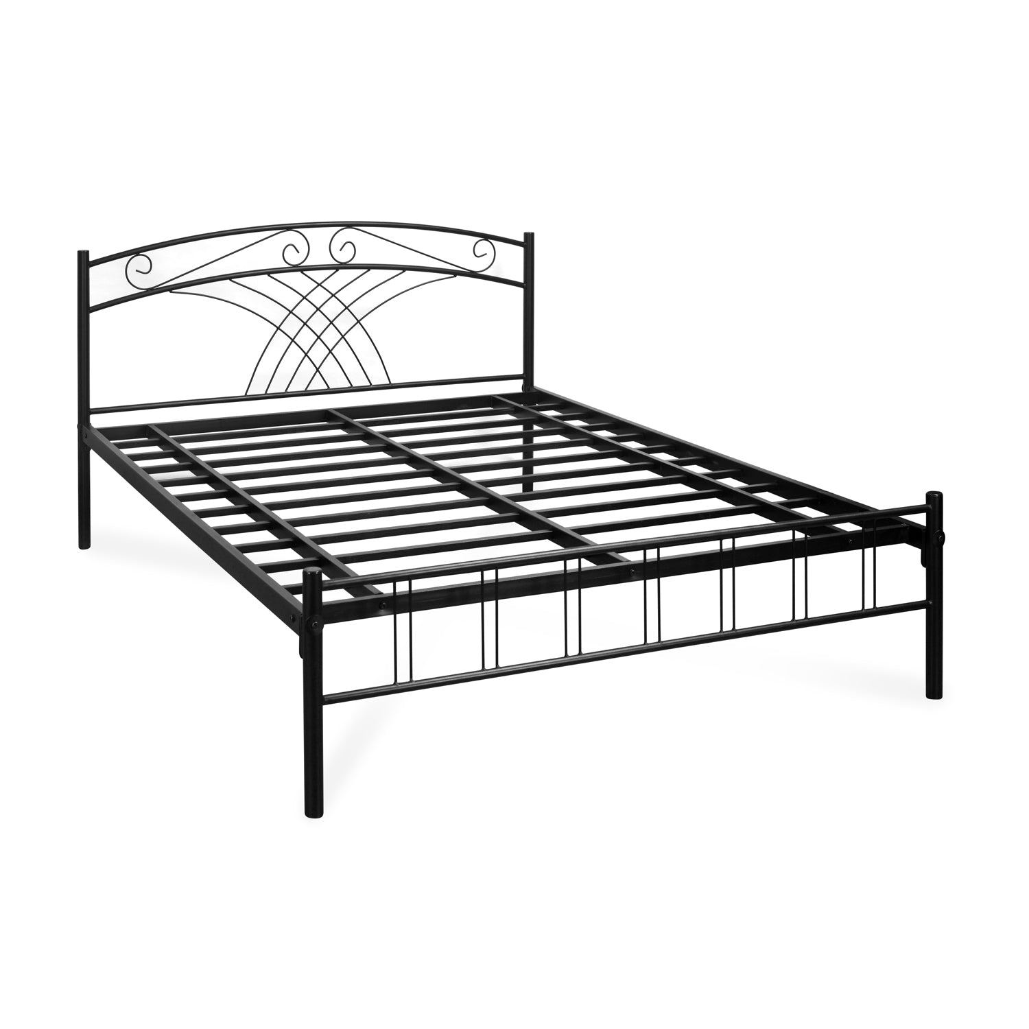Nilkamal Nimbo Metal Queen Bed (Black)