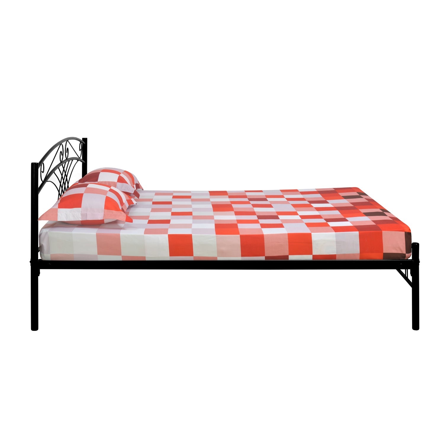 Nilkamal Nimbo Metal Queen Bed (Black)