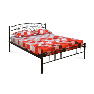 Nilkamal Nimbo Metal Queen Bed (Black)