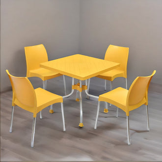 Nilkamal Orchid Mahjong Table and Chair Set