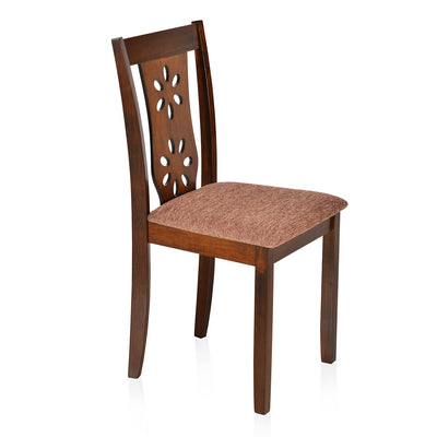 Nilkamal Sutlej Dining Chair Set of 2 (Antique Cherry)