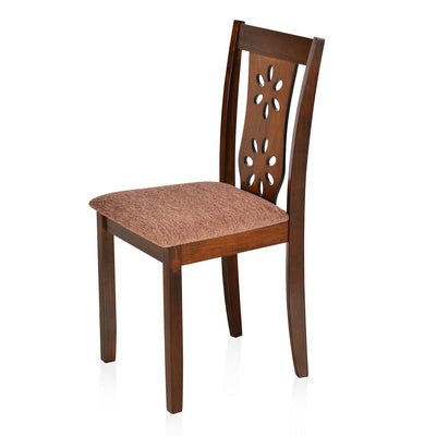 Nilkamal Sutlej Dining Chair Set of 2 (Antique Cherry)